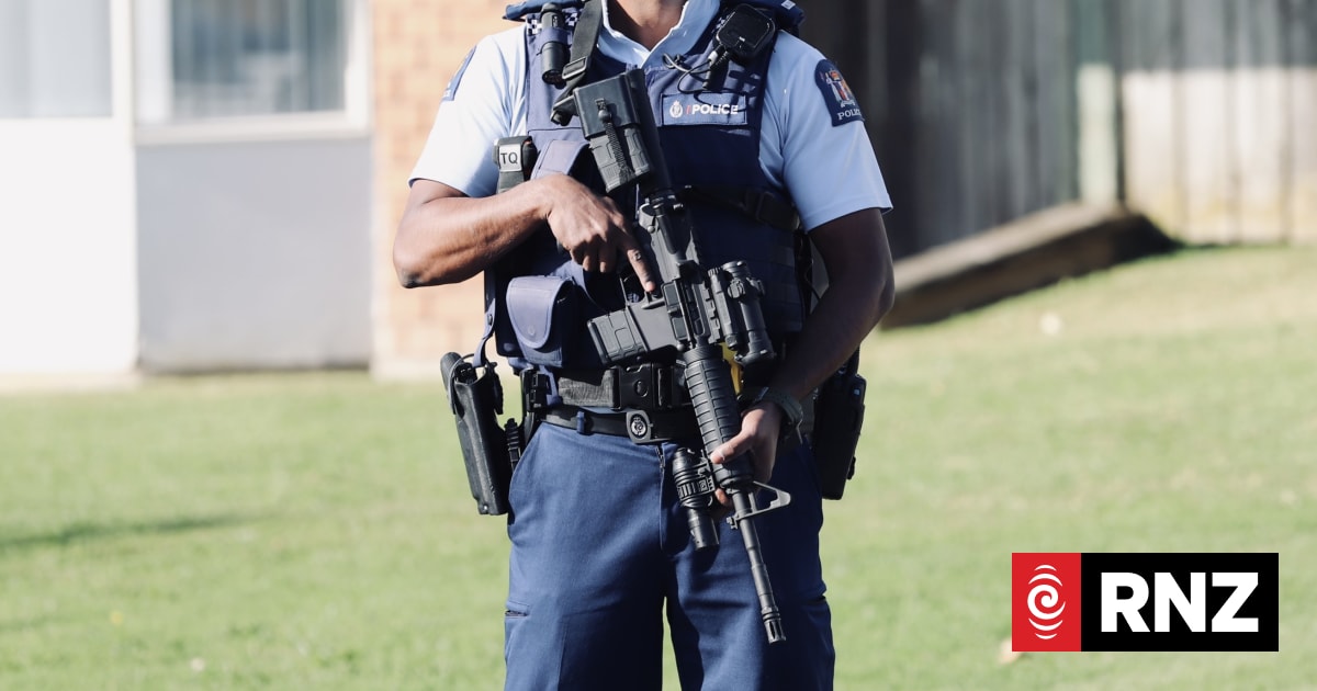 Armed police swarm Waihi after gunshots fired, man arrested | RNZ
