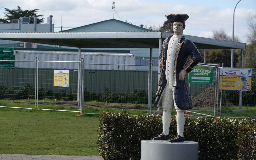 The James Cook statue in Marton, a Rangitīkei town which is home to more than 5000 people.