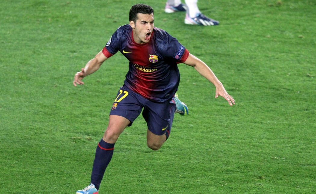 Barcelona player Pedro