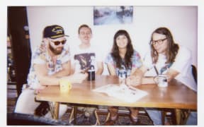The Beths (L-to-R Ivan Luketina-Johnston, Benjamin Sinclair, Elizabeth Stokes, Jonathan Pearce)