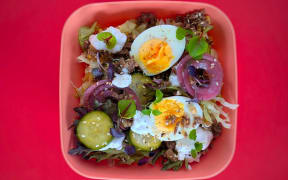 Boost Mac Salad by Bridget Foliaki-Davis
