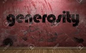generosity