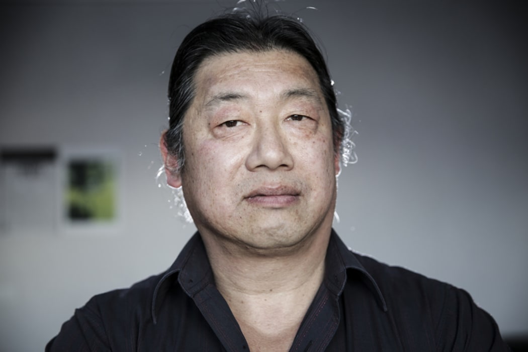 12072016 Photo: Rebekah Parsons-King. Harry Tam has worked in for the Government in a number of roles, he's also a member of the Mongrel Mob. His reaction to Judith Collins standing down a Black Power member, Ngapari Nui.