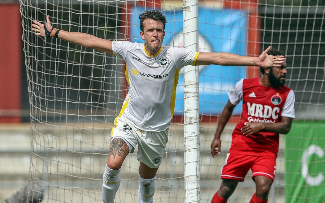 Martin Bueno scored both goals for Eastern Suburbs.