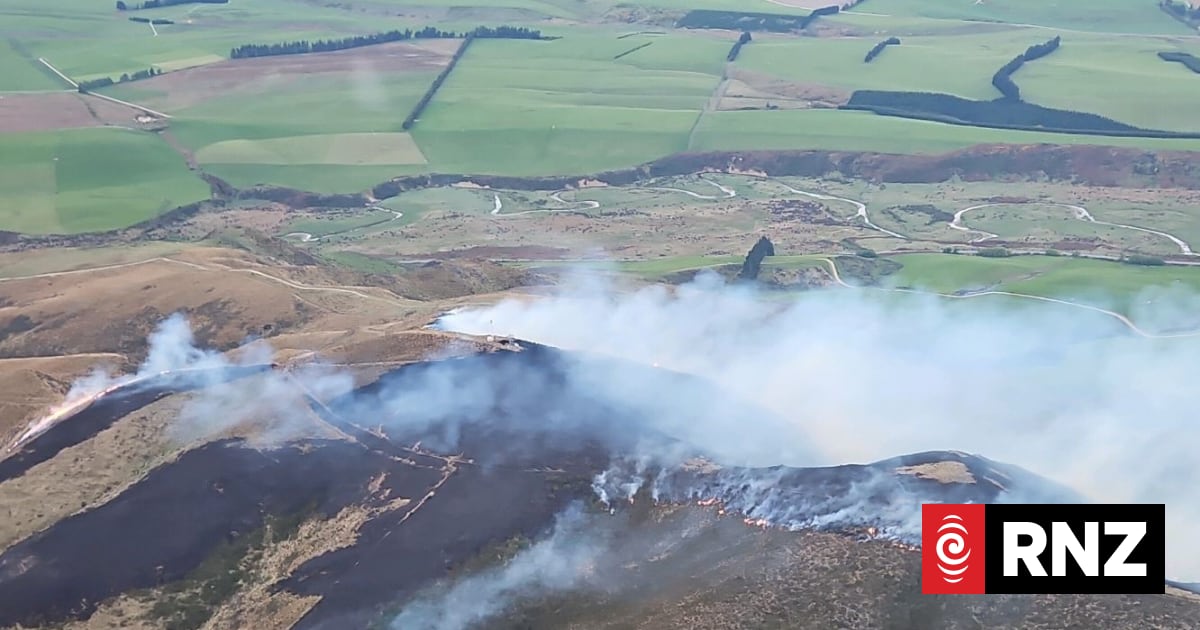 FENZ assessing ground after Southland scrub fire