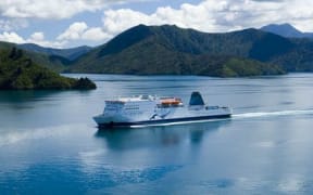 The Kaitaki in the Marlborough Sounds.