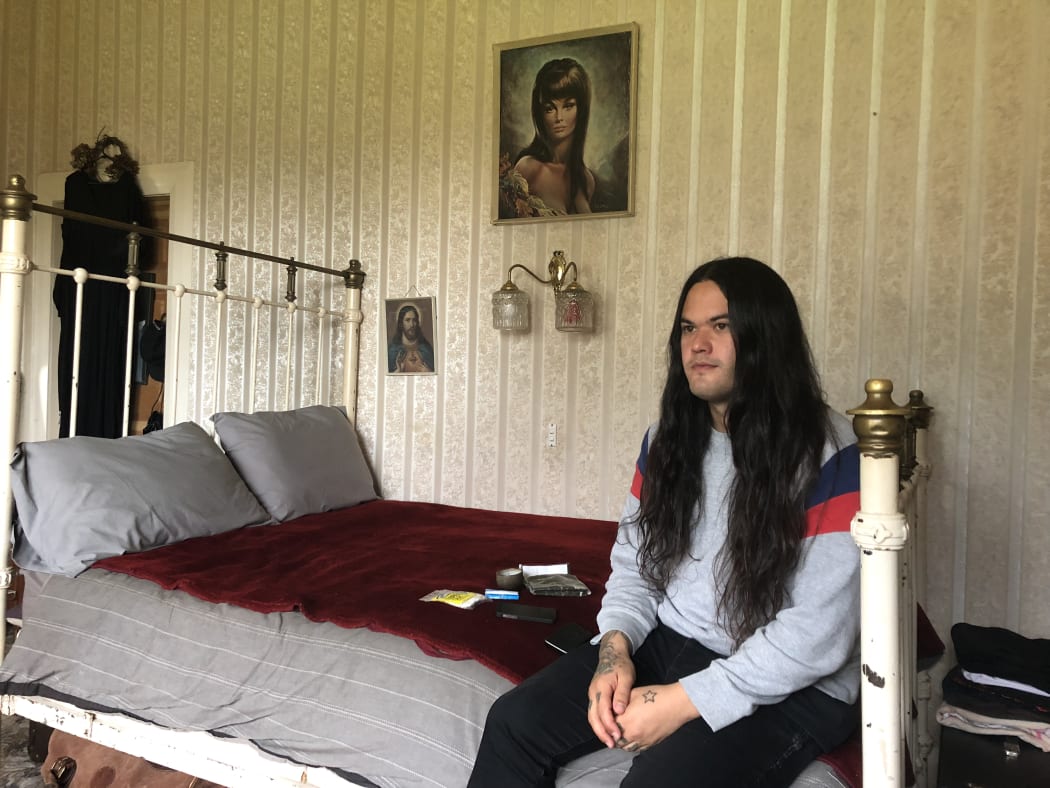 Roy Irwin relaxing at home.