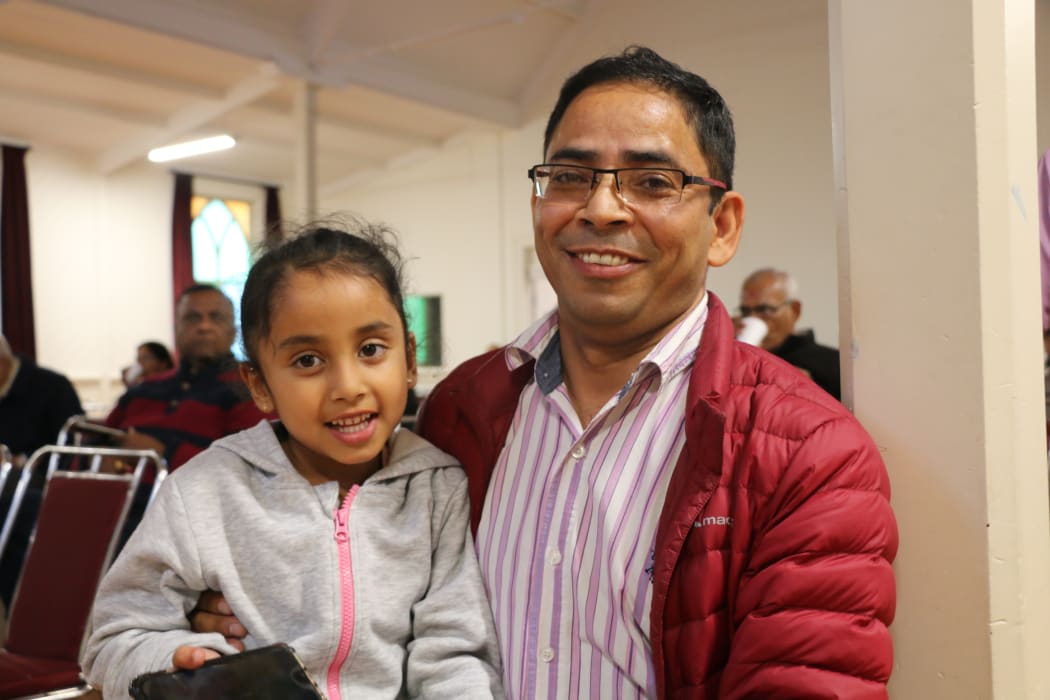 Jot Bisht and his daughter.