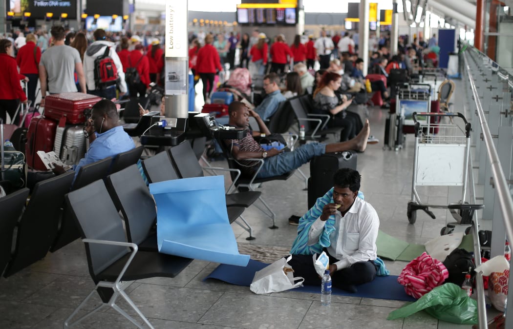 Passengers faced another day of disruption at Heathrow on Monday as British Airways cancelled short-haul flights after a global computer crash.