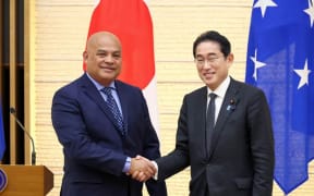 The President of the Federated States of Micronesia (FSM) and Japan's Prime Minister Kishida Fumio meet in Japan.