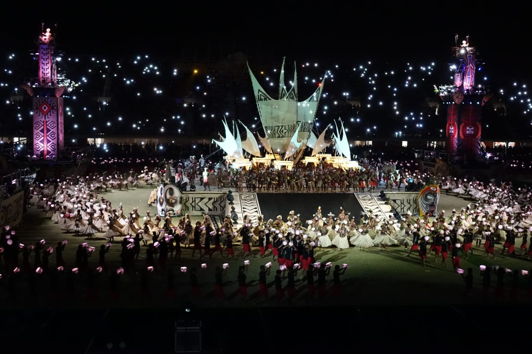 Pacific games ceremony in PNG