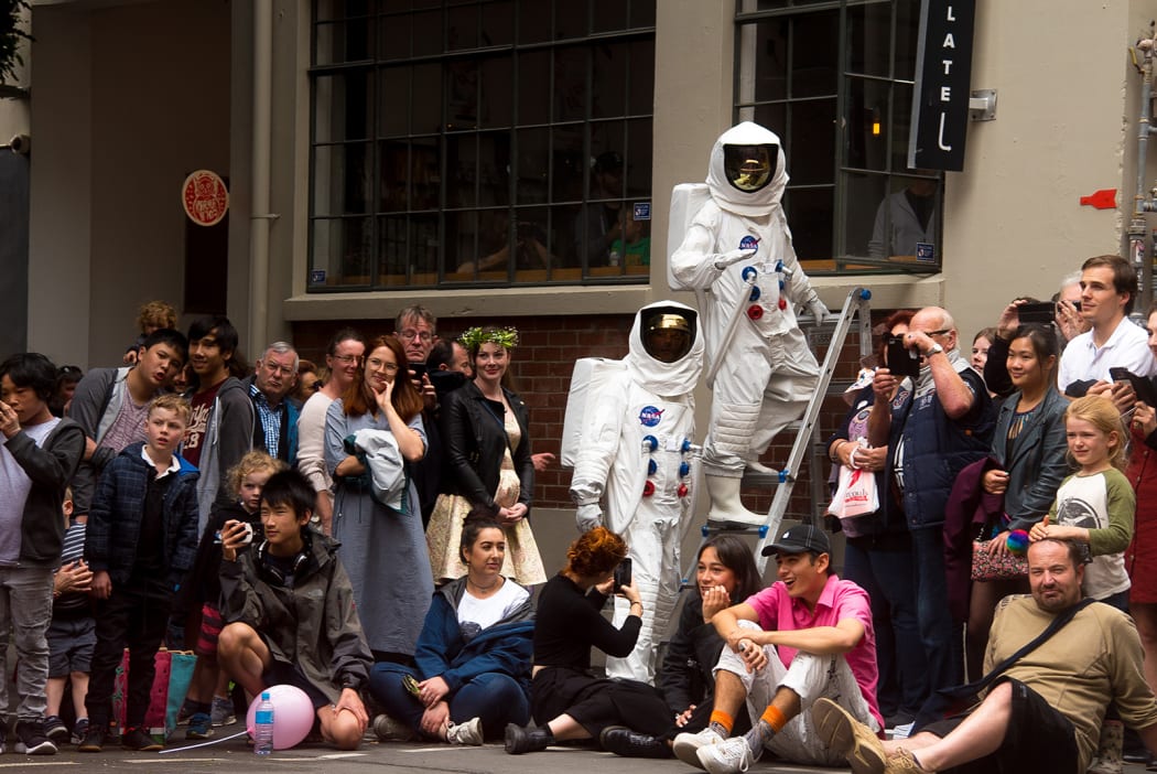 'The Eagle has Landed" Space Opera in Hannah's Courtyard