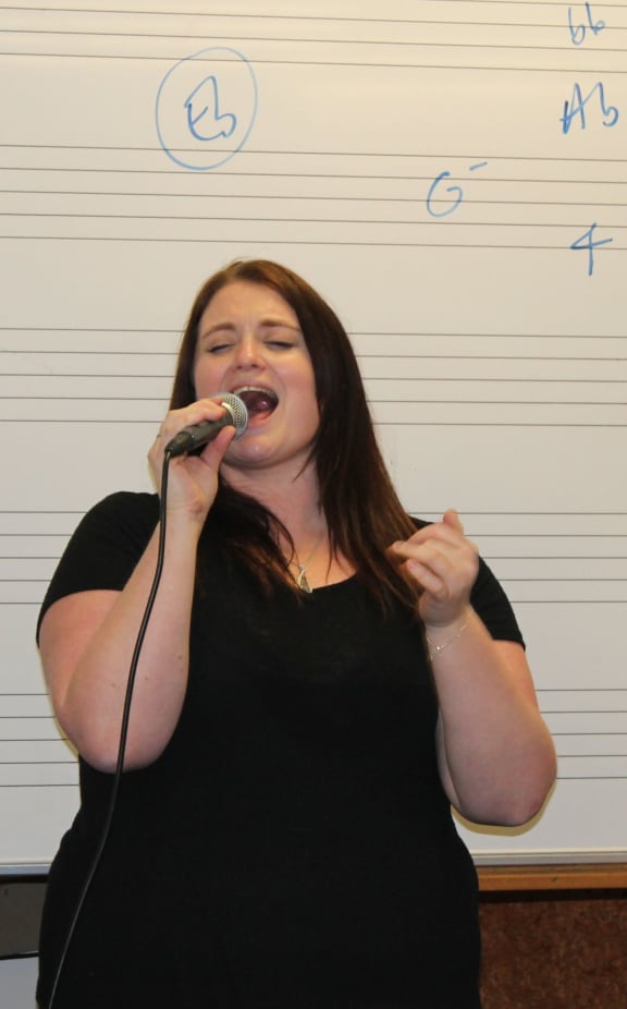 A photo of Vocalist,Kate Taylor.
