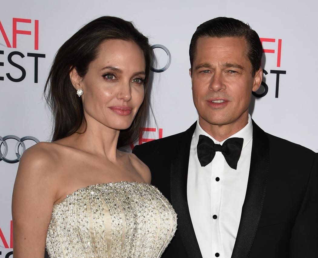 Angelina Jolie and Brad Pitt at a Hollywood premiere in November 2015.