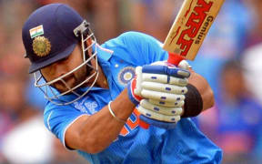 Indian batsman Virat Kohli in action during the ICC Cricket World Cup match between India and Pakistan at Adelaide Oval in Adelaide, Australia. Sunday 15 February 2015.