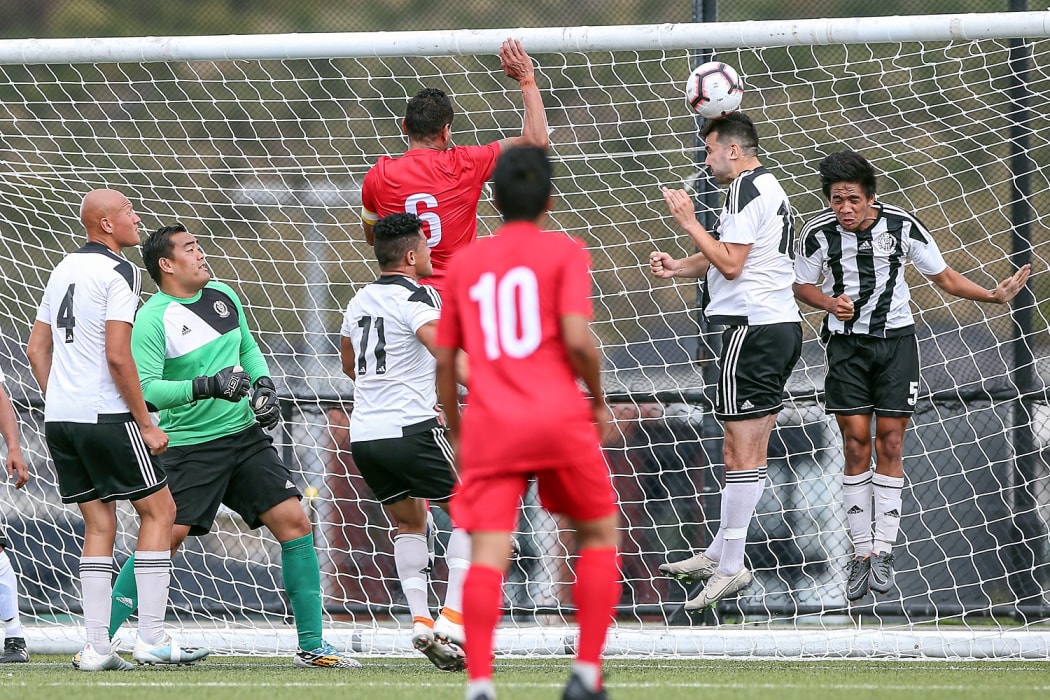 Lupe o le Soaga captain Andrew Setefano's late header was cleared off the line.