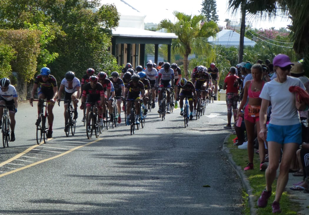 Bermuda Day kicked off with a cycle race from one end of the island to another.