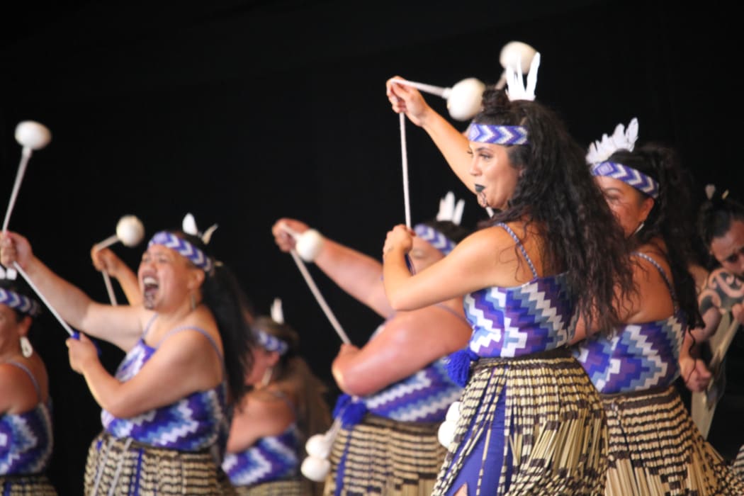 Te Iti Kahurangi based their poi on the kereru at Te Matatini in Wellington in 2019.