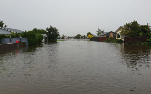 Flooding in Hokitika.