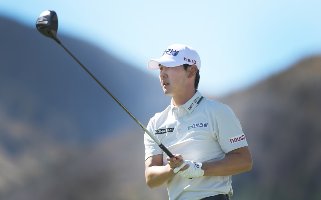 Korea's Guntaek Koh during the Round 2 of 104th New Zealand Golf Tournament. Millbrook Resort, Arrowtown, New Zealand. Friday 28 February 2025. ©Copyright Photo: Chris Symes / www.photosport.nz