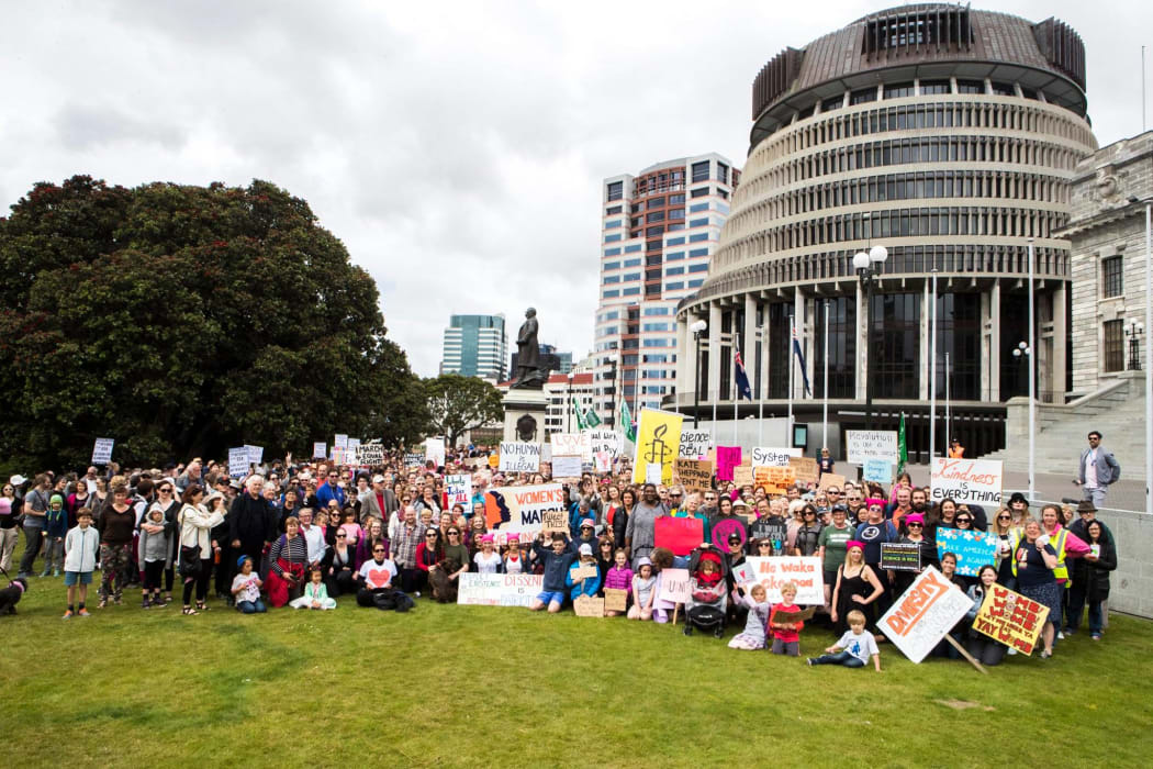 Saturday's Women's March in Wellington