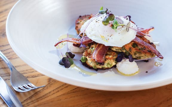 Green Pea Ricotta Fritters