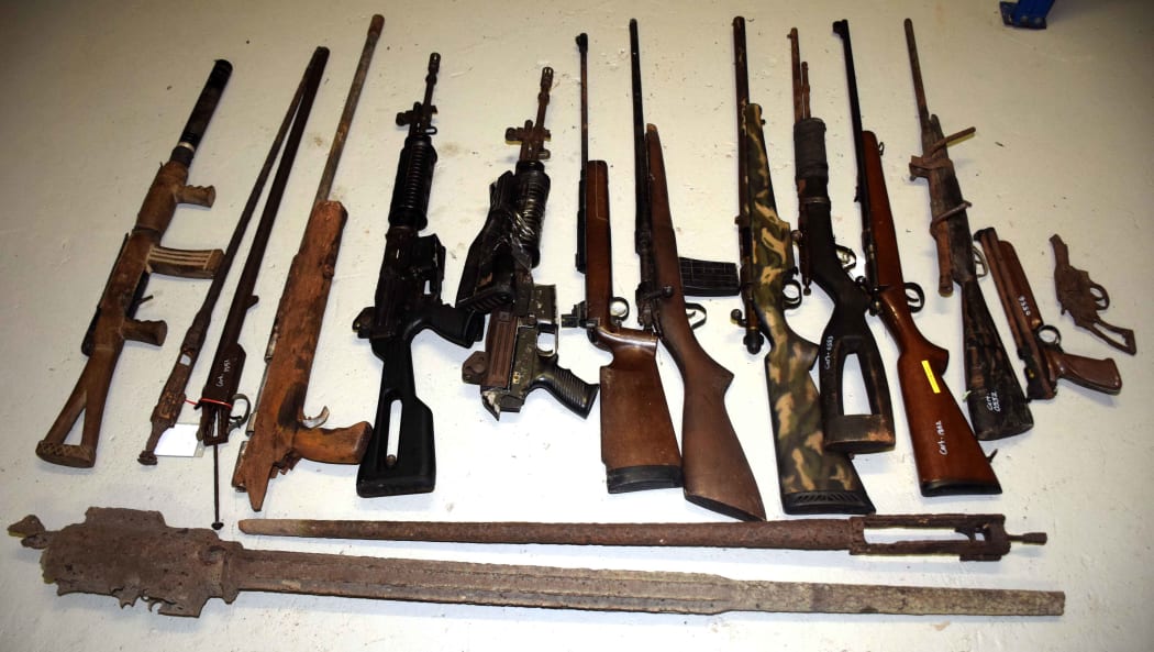 A total of 18 firearms and more than 2800 round of ammunitions were surrendered to police.