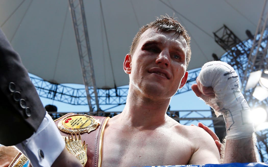 Australian boxer Jeff Horn.