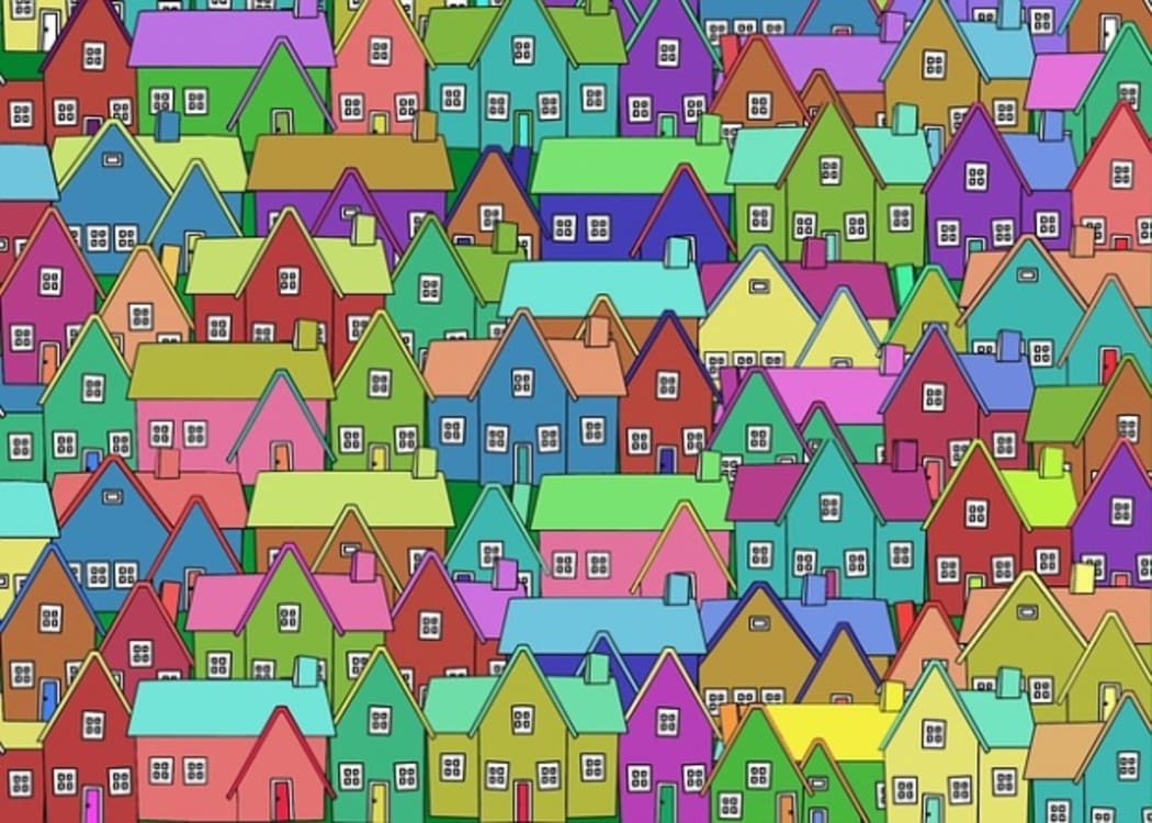 coloured houses