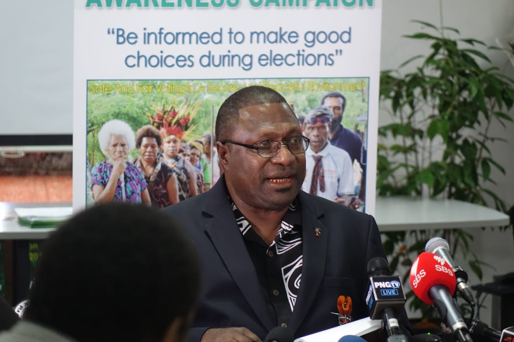 Papua New Guinea's Electoral Commissioner Patilias Gamato.