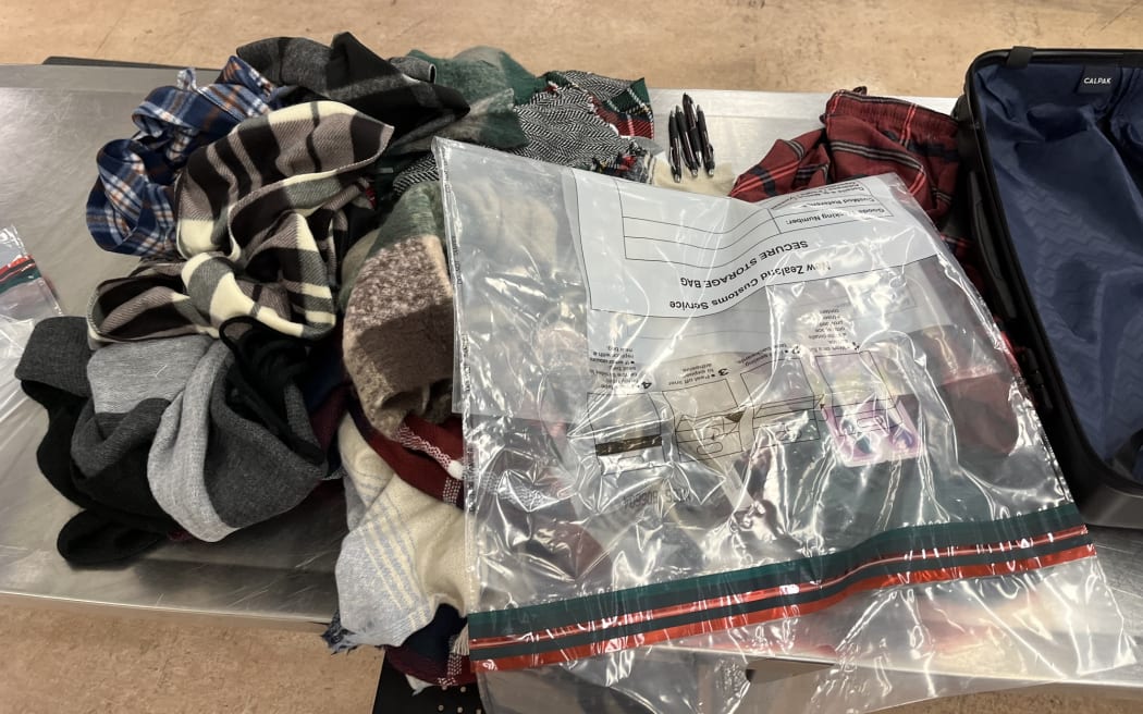 Almost 26kg of methamphetamine was found in the suitcases of a traveler arriving in Auckland Airport from Canada, Customs said.