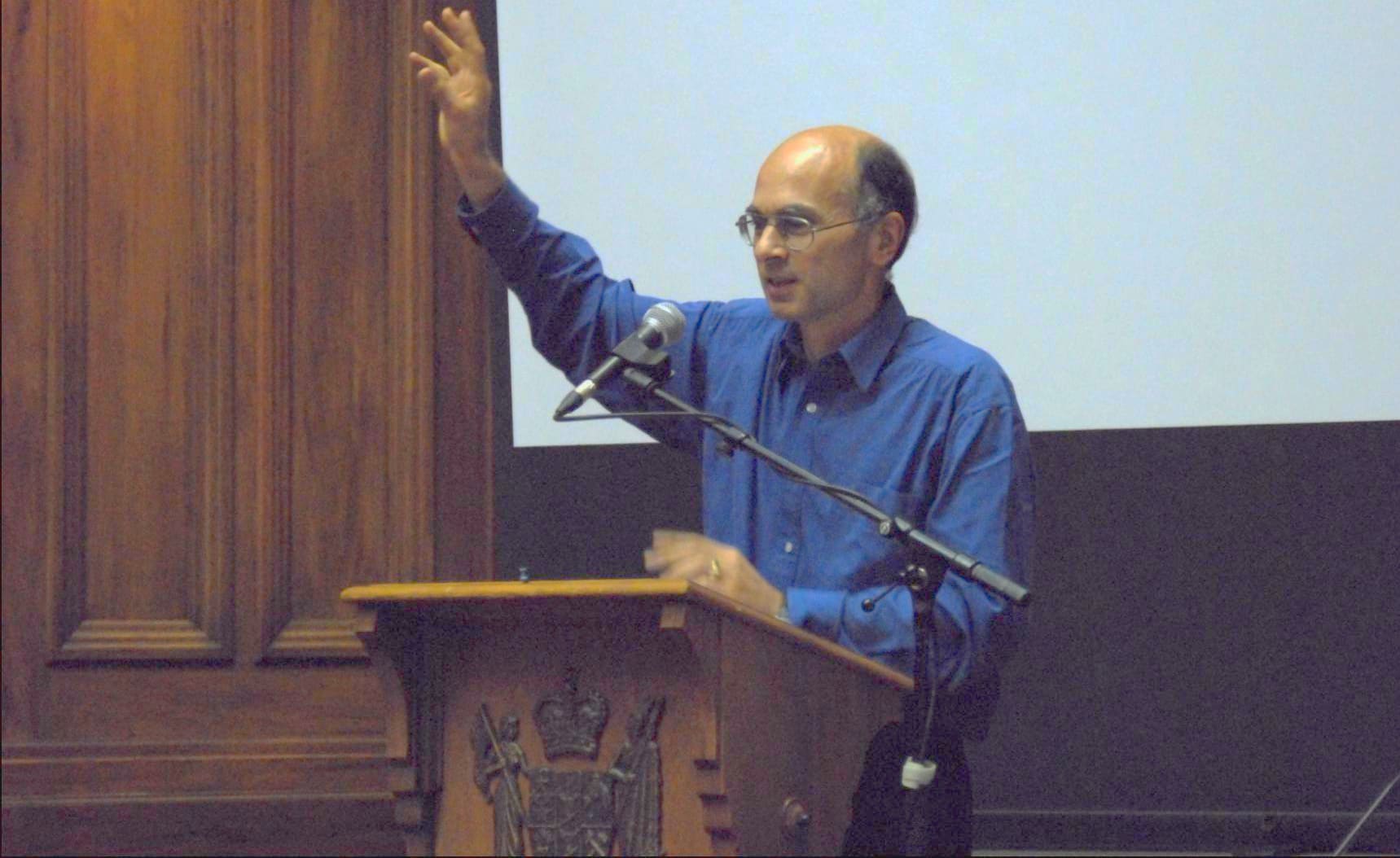 Simon Collins speaking about the commercial pressures on news at Parliament in 2007