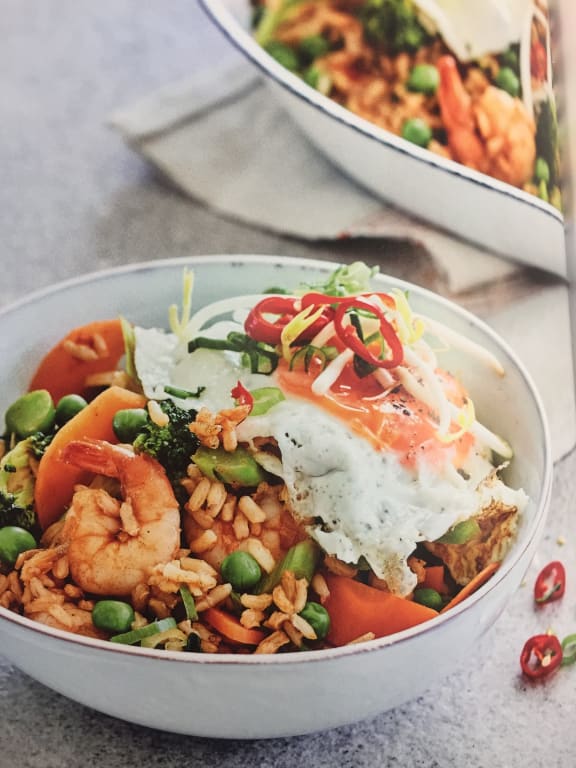 Brown rice nasi goreng