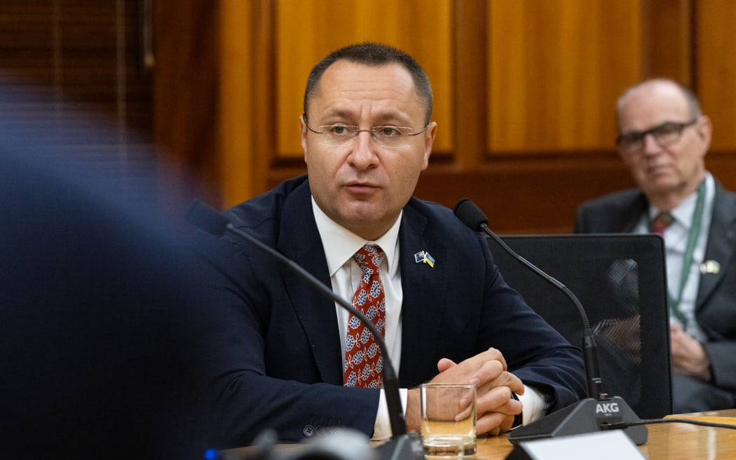 Ukrainian Ambassador, his Excellency Vasyl Myroshnychenko, appears before the Foreign Affairs Select Committee.