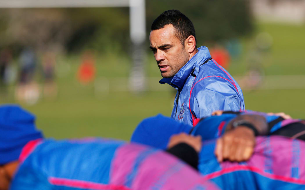 Samoa halfback Kahn Fotuali'i will lead the Manu against the All Blacks.