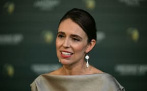 Former New Zealand Prime Minister Jacinda Ardern arrives to attend the 2023 Earthshot Prize at the Theatre at Mediacorp in Singapore on November 7, 2023.