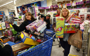 Shoppers in the US on a past Black Friday.
