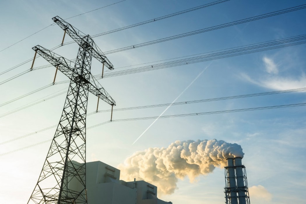 Coal fired power station, Eemshaven harbour area, Groningen, Netherlands