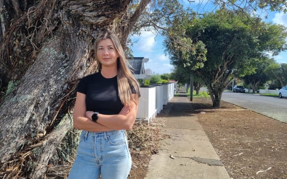 Alana Brough was has been battling council over a giant pohutukawa now faces a $1000 fine for planting fruit trees in the berm outside her home.