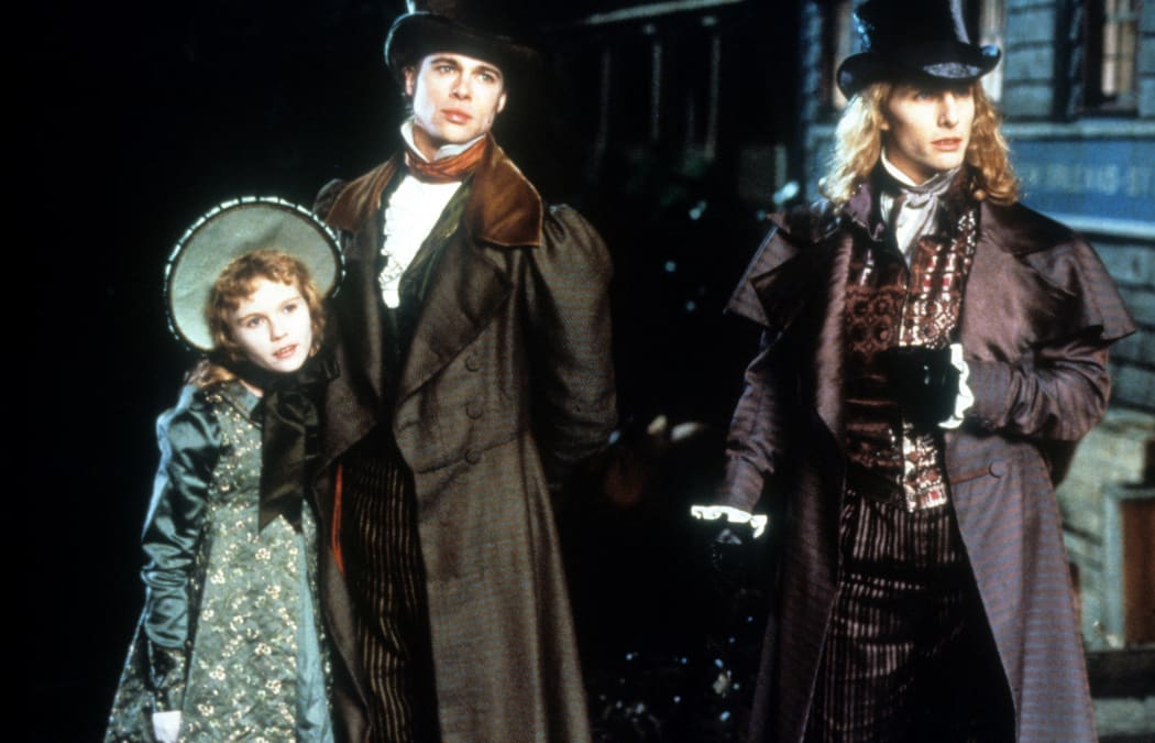 Kirsten Dunst, Brad Pitt and Tom Cruise in a scene from the film 'Interview With The Vampire: The Vampire Chronicles', 1994. (Photo by Warner Brothers/Getty Images)