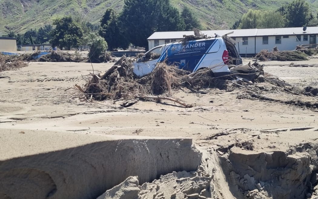 Flood damage in the Esk Valley in Hawke’s Bay.