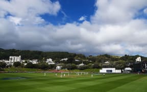 General view during Day 4 of the 2nd test cricket match New Zealand v Sri Lanka. Basin Reserve, Wellington, 2023.