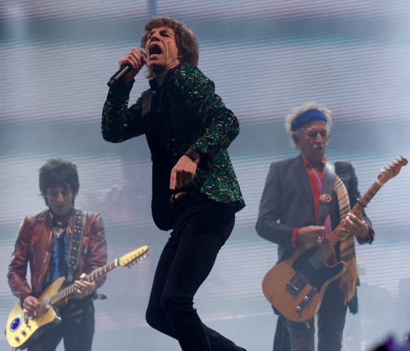 The Rolling Stones at Glastonbury last year.