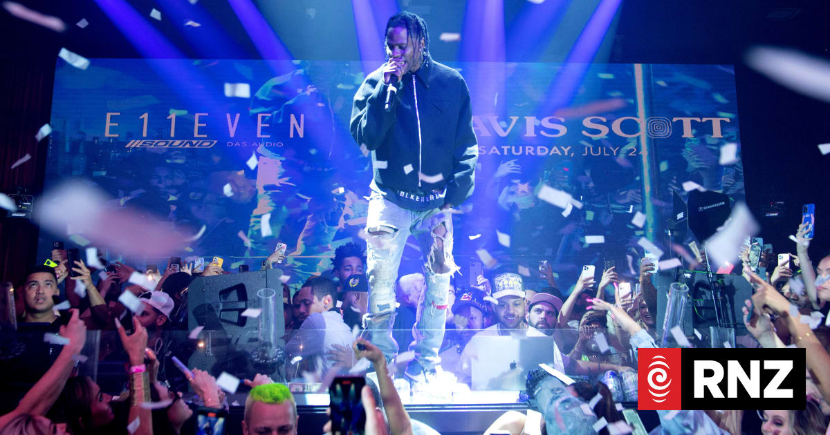 Rapper Travis Scott coming to New Zealand | RNZ