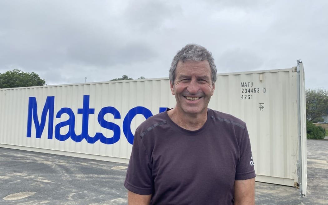 Wayne Smith is sending goods to Tonga  on Matson shipping containers though Sir Michael Jones.