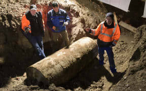 The World War II bomb was discovered in Augsburg, Germany.