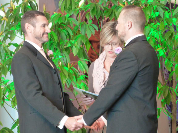Paul McCarthy and Trent Kandler were among the first same-sex couples to wed.