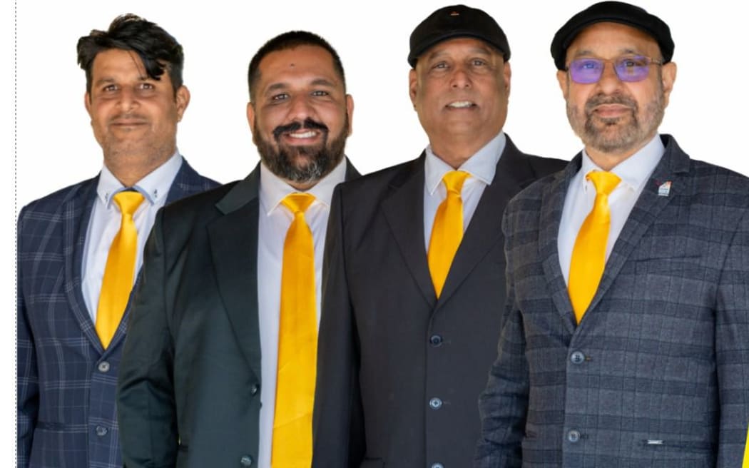 (From left) Sandeep Saini, Kunal Bhalla, Paramjeet Singh and Kushma Nair.