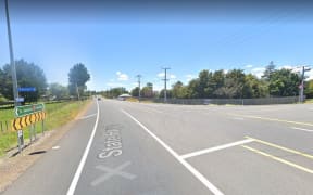 The SH3 - Raynes Road junction just south of Hamilton.