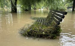Aynsley Terrace in the suburb of Hillsborough remains waterlogged after the Heathcote River breached its banks - 17 February 2026